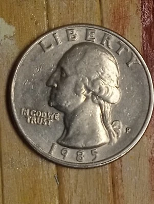 1985-P Washington Quarter RPM/West DDO/DDR "Filled" Letters Reverse. - Image 1 of 4