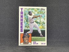 1984 Topps Tiffany (NM or better) #335 Don Baylor New York Yankees