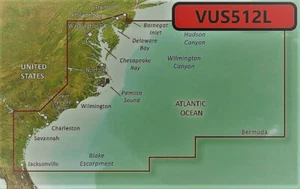 Garmin VUS512L Bluechart G2 HD Vision Map for listed compatibles - Picture 1 of 3