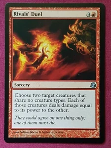 Magic The Gathering MORNINGTIDE RIVALS' DUEL tarjeta roja Magic The Gathering - Imagen 1 de 2