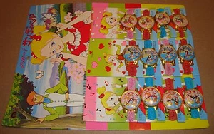 HELLO SANDYBELL TOY WRIST WATCH SET/SET OROLOGI BIMBA GIOCATTOLO ANNI '80 - Imagen 1 de 5
