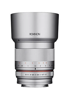 Rokinon 50mm F1.2 High Speed Lens (Micro 4/3 Silver) - Image 1 of 4