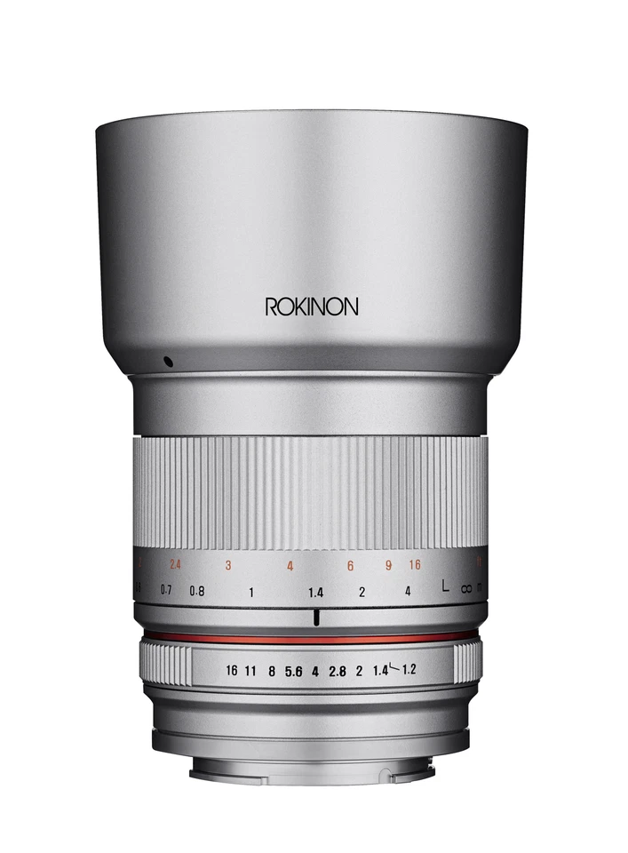 Rokinon RK50M-MFT-SIL 50mm F1.2 AS UMC High Speed Lens for one size Silver