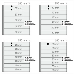5 x SAFE Einsteckblatt Garant 5-8 Taschen weiß, schwarz, transparent IHersteller - Bild 1 von 78
