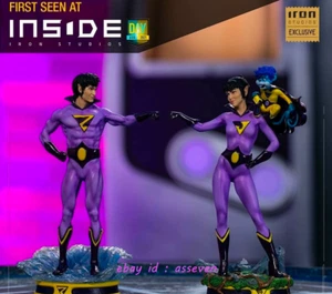 Iron Studios 1/10 Comics CCXP Wonder Twins Limited Figure Model In Stock - Picture 1 of 2