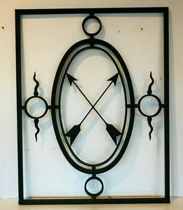 Imposte de porte en fer forgé  Élément de décoration XX siècle - Picture 1 of 7