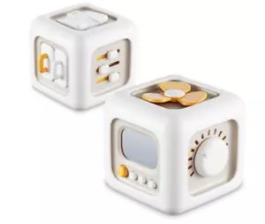 Busy Cube Montessori Toy - Sensory Learning Toy for Toddlers, 1-3 Year Old - Picture 1 of 7
