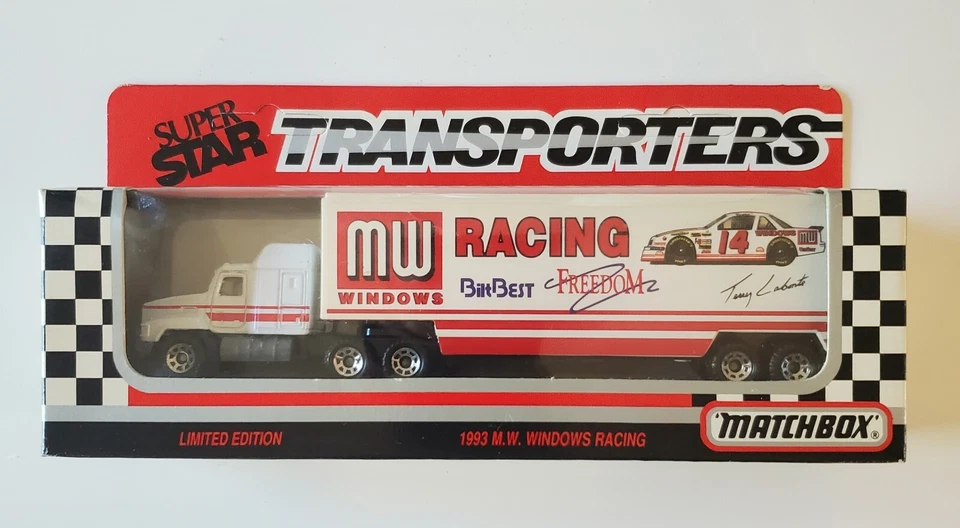 Mj7 Matchbox - 1987 Convoy - Cy9 Kenworth Container Truck - Blue - Mitre 10