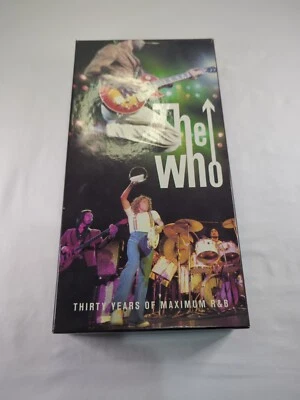 The Who Thirty Years Of Maximum R&B 4 Cassette Box w/Rare Booklet  - Image 1 of 4