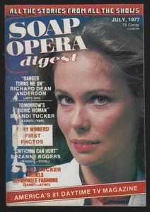 Soap Opera Digest July 1977 Barbara Rucker Richard Dean Anderson Suzanne Rogers - Picture 1 of 1
