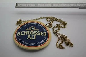 Zapfhahnschild SCHLÖSSER ALT BRAUTRADITION SEIT 1873 FRISCH-WÜRZIGER GESCHM  034 - Bild 1 von 1