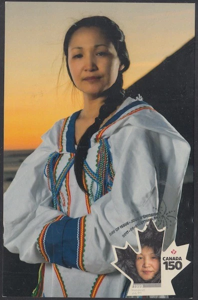 CANADA #3006.1 - CANADA'S 150th ANN ISSUE of 10 MAPLE LEAF STAMPS - NUNAVUT I - Image 1 of 1