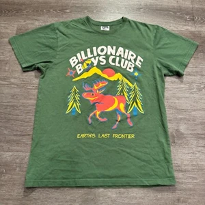 Billionaire Boys Club Shirt Herren Large grün Grafik Y2K Last Frontier T-Shirt Erwachsene - Bild 1 von 9