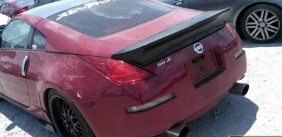2003-2008 NISSAN 350Z Rear Spoiler Coupe Excluding Nismo BLACK - Image 1 of 4