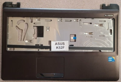Cubierta superior reposamanos ASUS serie K52F marrón oscuro (sin teclado)  Foto 1 de 2