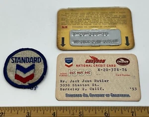 Vintage Rare 1956 Standard Chevron Oil And Gas Company Of California Credit Card - Picture 1 of 7