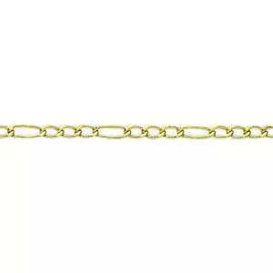 Bevilles Figaro Necklace 9ct Yellow Gold 45cm - Picture 1 of 2