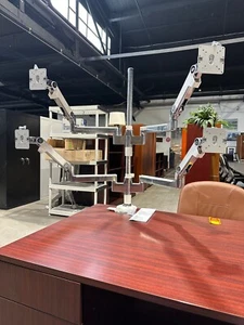 HumanScale M/Flex Monitor Arms System - 4 Monitors - Picture 1 of 12