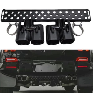 Cubierta de placa protectora de tubo de escape trasero para Land Rover Defender 90 110 20-25 20 3,0 L - Imagen 1 de 14