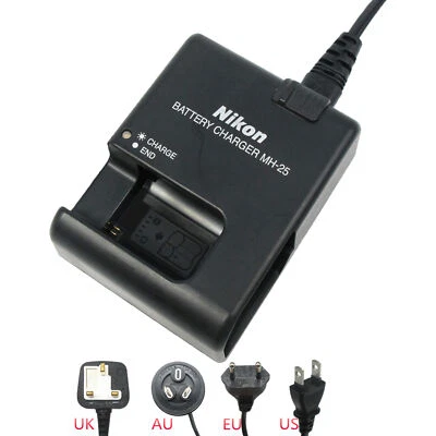 Original Nikon MH-25 MH-25a Charger for EN-EL15 EL15A EL15B D780 D800 D810 D850 - Image 1 of 4