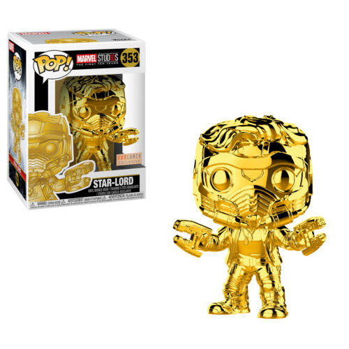 Star-Lord Gold Chrome Funko Pop! #353 - The Pop Central