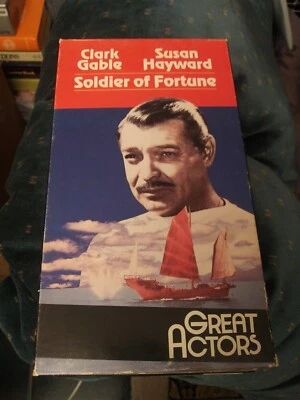 Soldier Of Fortune RARE CBS FOX Video 1955 VHS Susan Hayward Clark Gable China - Image 1 of 4