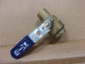 Nibco 3/4" Brass Ball Valve Solder Sweat Fitting 125 Psi SWP 400 Water Line Pipe - Picture 1 of 8