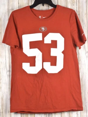 Camiseta Nike San Francisco 49ers NFL # 53 Navorro Bowman Talla Grande Juvenil Foto 1 de 4