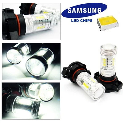 2x SAMSUNG 15 SMD LED H16 5202 for CADILLAC Projector DRL Daytime Running Light - Image 1 of 4