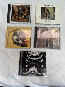 5 Jethro Tull CD Lot Aqualung 40th Too Old to Rock Roll A Passion Play This Was - Picture 1 of 8