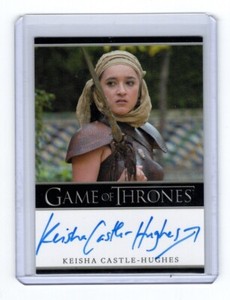 2016 Game of Thrones Season 5 Autograph Keisha Castle-Hughes as Obara Sand