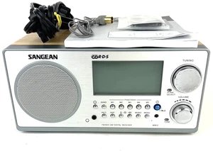 Sangean WR-2 AM/FM-RDS Wooden Cabinet Digital Tuning Radio Walnut w/Remote - Picture 1 of 10