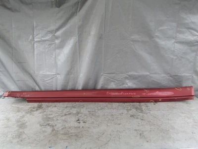 PORSCHE PANAMERA 2009-2014 LADO DEL PASAJERO DERECHO BALANCÍN PANEL MOLDEADO ROJO OEM Foto 1 de 4