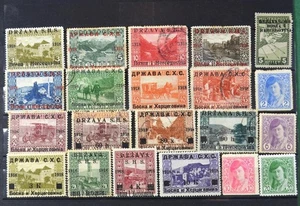 KROATIEN SERBIEN BOSNIEN Briefmarken auf Steckkarte gemischt (HcY64) - Bild 1 von 3