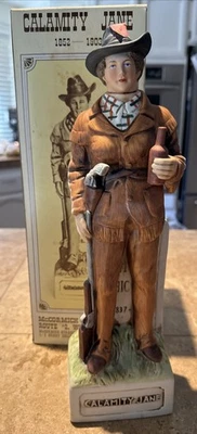 Vintage McCormick Gunfighter Series 1974 Calamity Jane Decantador Vazio - Imagem 1 de 4