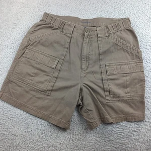 Croft & Barrow Shorts Mens 36 FIT 32 Brown Cargo Pockets Cotton Outdoor Casual - Picture 1 of 13