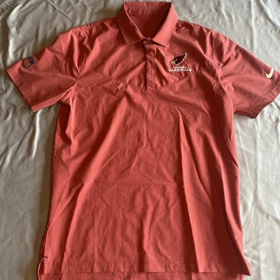 Polo Nike Dri-Fit NFL Arizona Cardinals para hombre rojo medio Foto 1 de 4