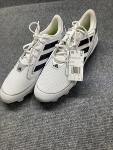 Adidas Pure Hustle 3 MD White Black Softball Cleats IG7139 Women Size 13 - Picture 1 of 8