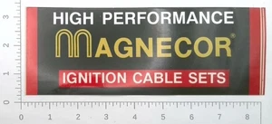 Magnecor Ignition Cable Sets Performance Spark Plug Advertising Sticker Decal - Picture 1 of 1