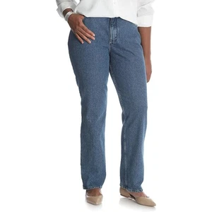 Jeans donna Riders by Lee Indigo taglie forti Camden Fit 5 tasche nuovo con etichette, 26 W - Foto 1 di 5