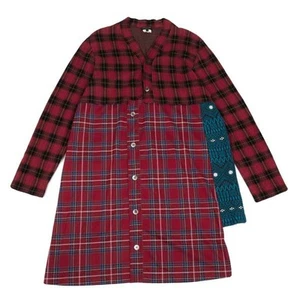 COMME des GARCONS HOMME PLUS Reconstructed Crazy Pattern Long Cardigan Size M... - Picture 1 of 12