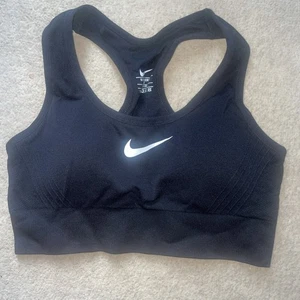 Nike Sports Bra Size Medium Black - Picture 1 of 3