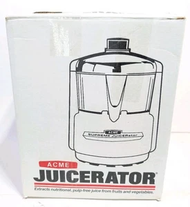 Exprimidor ACME Supreme Modelo 5001 Exprimidor de Frutas Vegetales Blanco Completo con Caja - Imagen 1 de 7