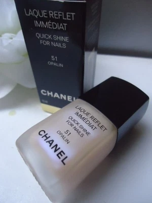 CHANEL OPALIN 51 LAQUE REFLET Quick Shine for Nails New Rare Mint Condition Box Foto 1 de 4