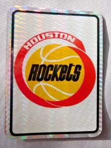 Houston Rockets Automat Basketball Prisma Aufkleber Vintage - Bild 1 von 1