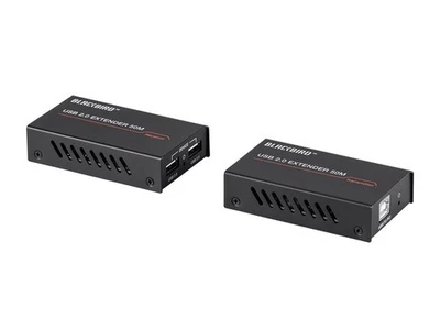Monoprice Blackbird USB 2.0 2-Port Extender Over Cat5e/6 - 50m /164ft, 480Mbps - Image 1 of 4