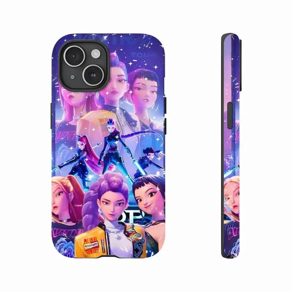 Arte de ventilador vibrante Hunters para estuche resistente Kpop 2025 funda de teléfono Foto 1 de 4