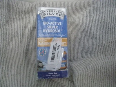 Sovereign Silver Bio-Active Silver Hydrosol 16oz bottle 09/2026 Colloidal 50mcg - Image 1 of 4