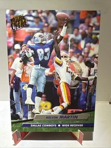 Tarjeta de fútbol americano Fleer Ultra # 85 1992 Kelvin Martin Dallas Cowboys - Imagen 1 de 2