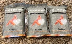 3 X - Hard Wax Beans Beads for Body Hair Removal - Luxury Edition 2.2LBs Each Pk - Picture 1 of 4